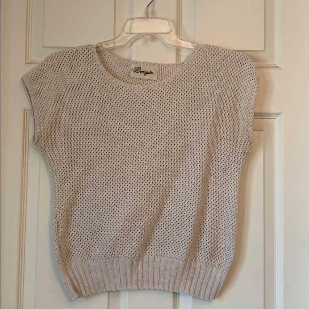 crochet short sleeve top